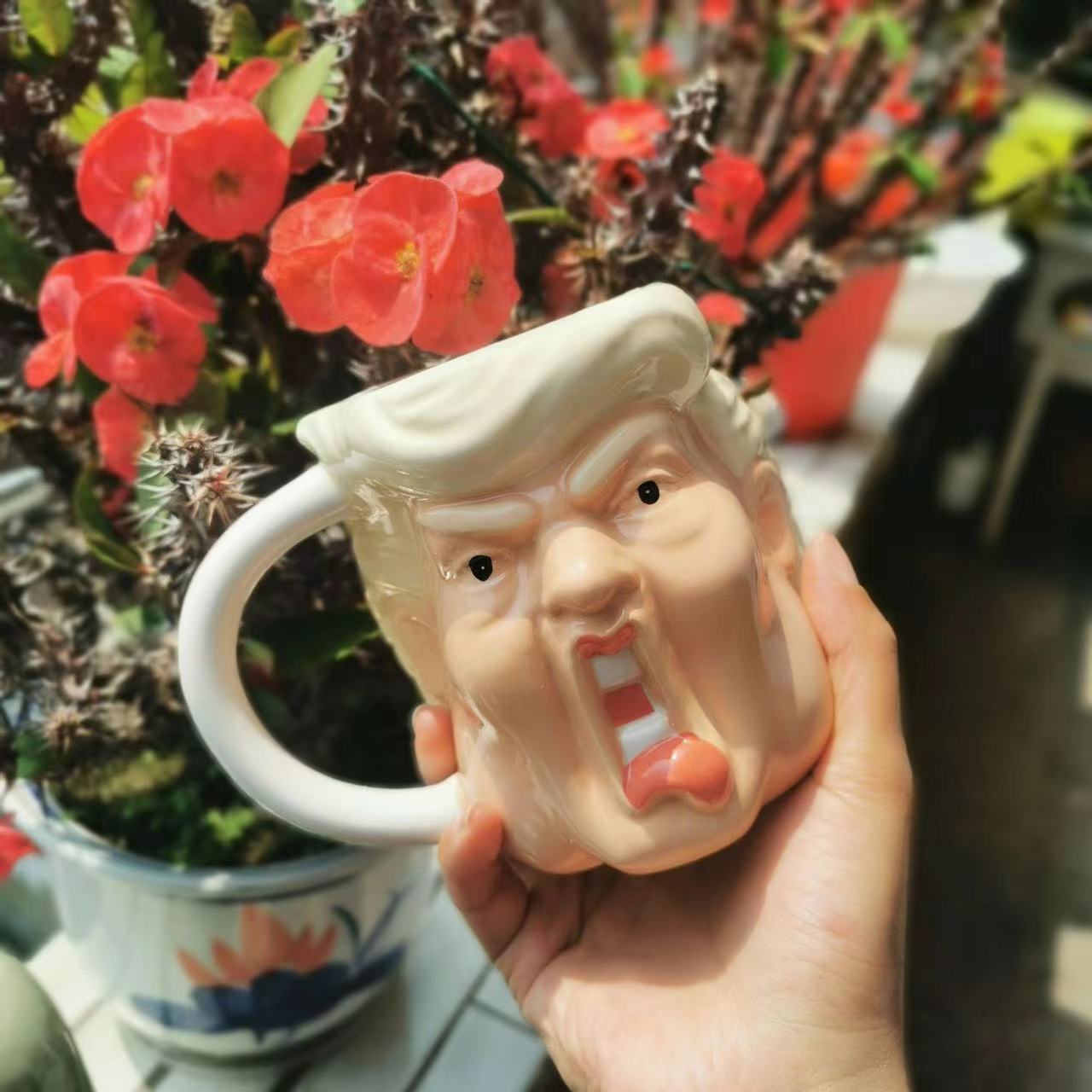 3D Funny Trump Ceramic Coffee Mug