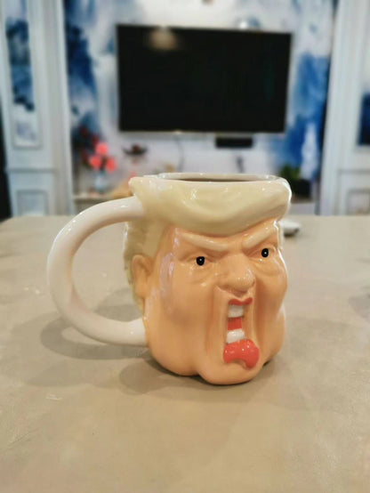 3D Funny Trump Ceramic Coffee Mug